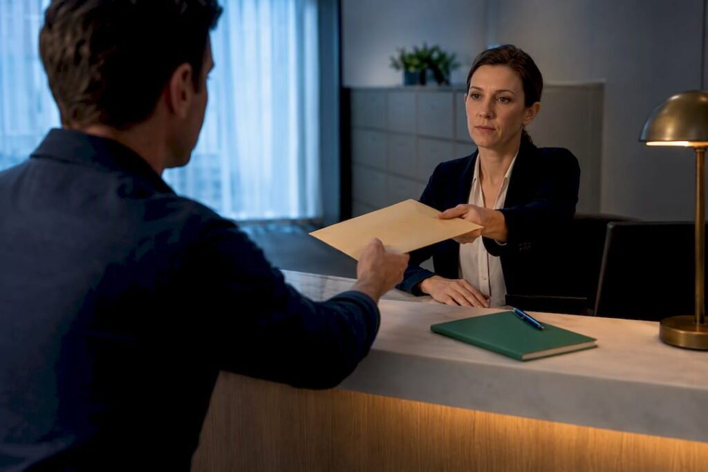 Adult submitting health coverage documents
