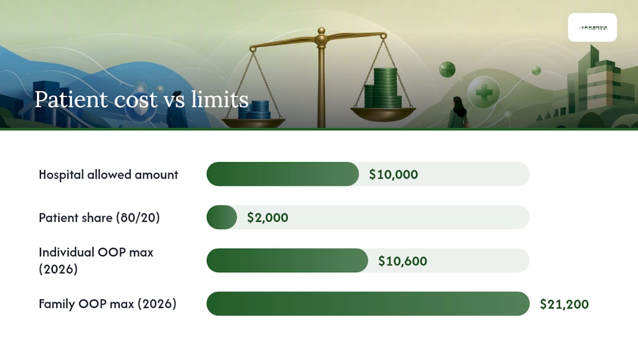 Coinsurance and out-of-pocket maximums compared