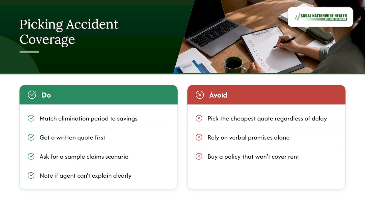 My take on picking accident coverage — overview diagram