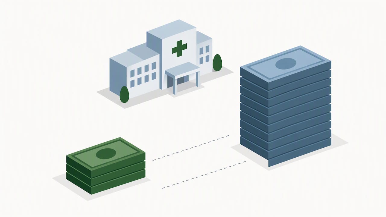 Fixed benefit beside larger hospital charges