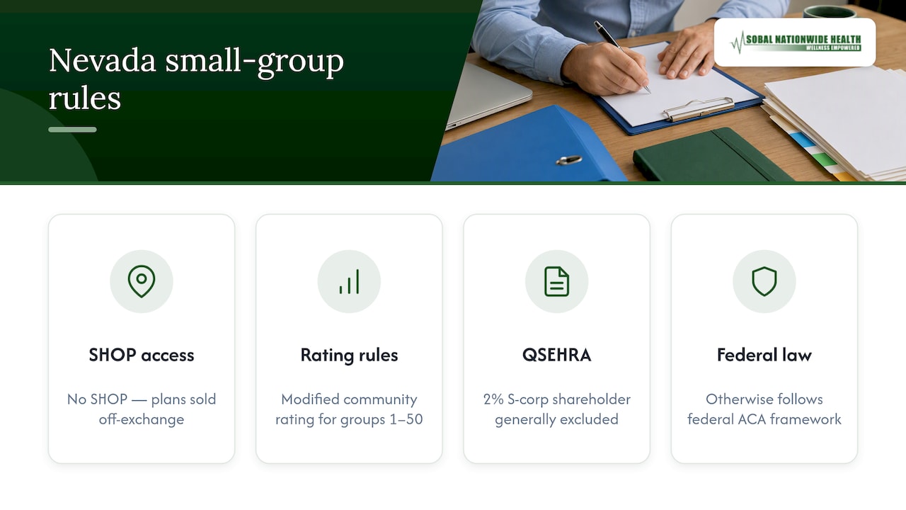 Nevada's Rules That Shape Your Small-Group Options — overview diagram