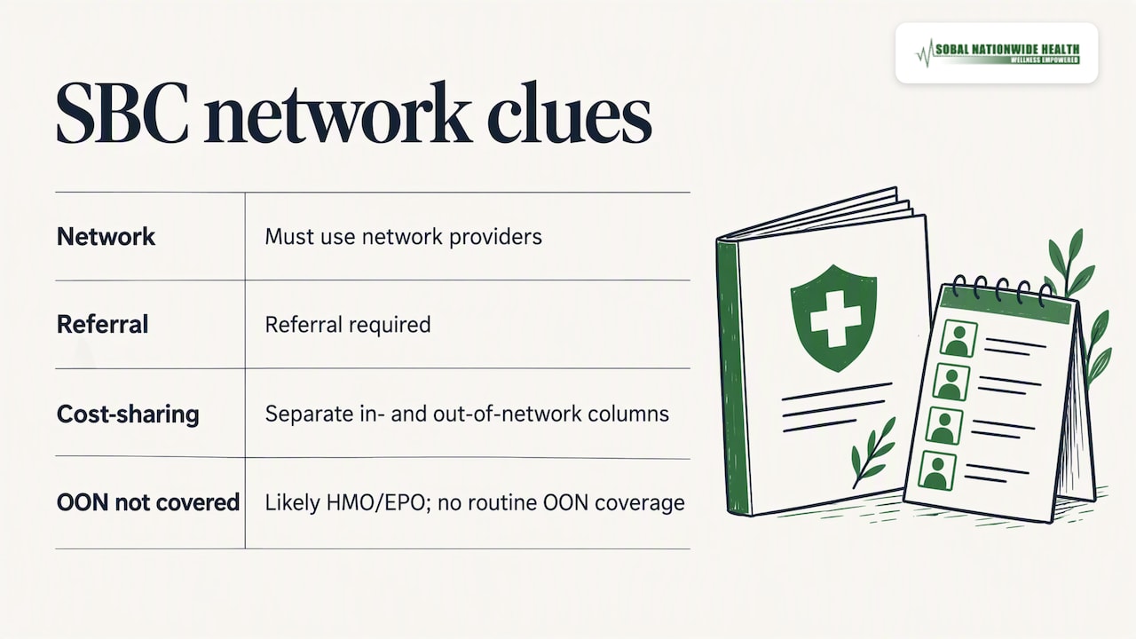 Three plan document clues about network coverage